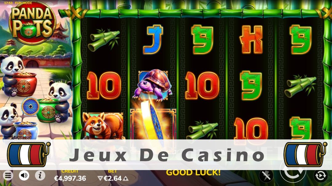 Démo de la machine à sous Panda Pots