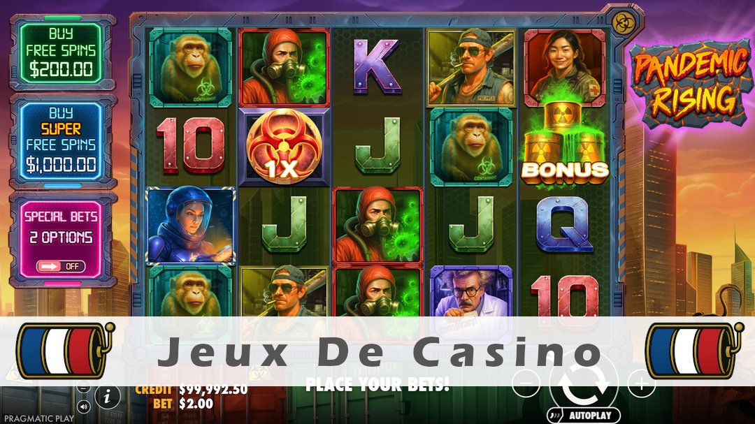 Démo de la machine à sous Pandemic Rising