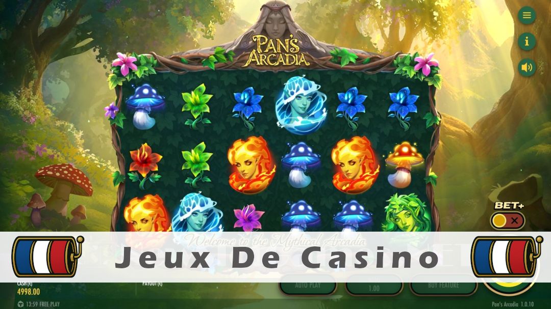 Démo de la machine à sous Pans Arcadia