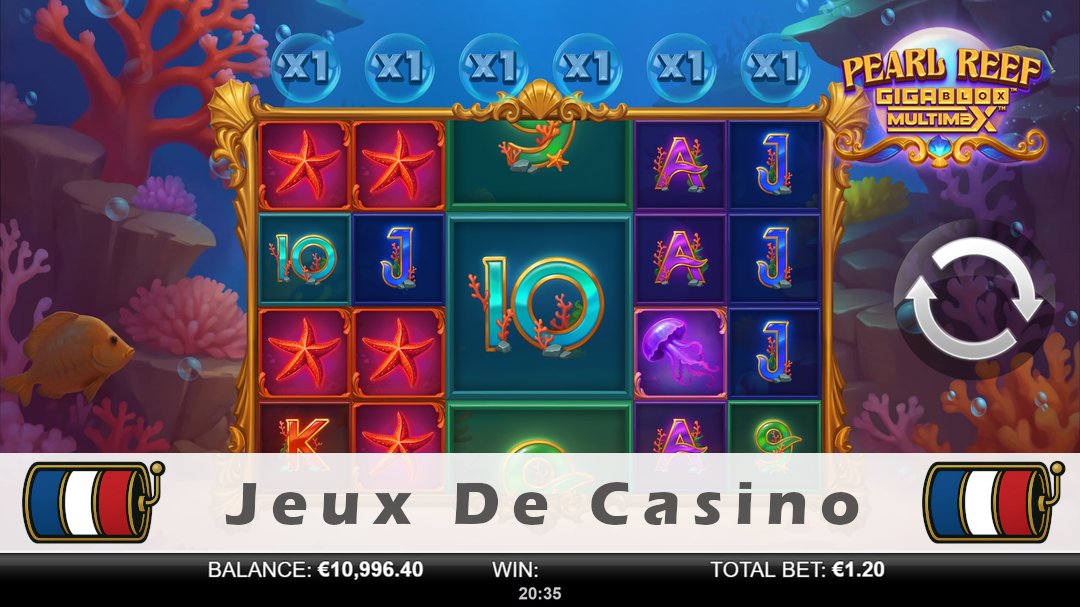 Démo de la machine à sous Pearl Reef GigaBlox MultiMax