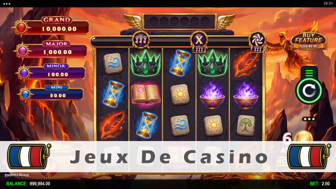 Démo de la machine à sous Phoenix Blaze