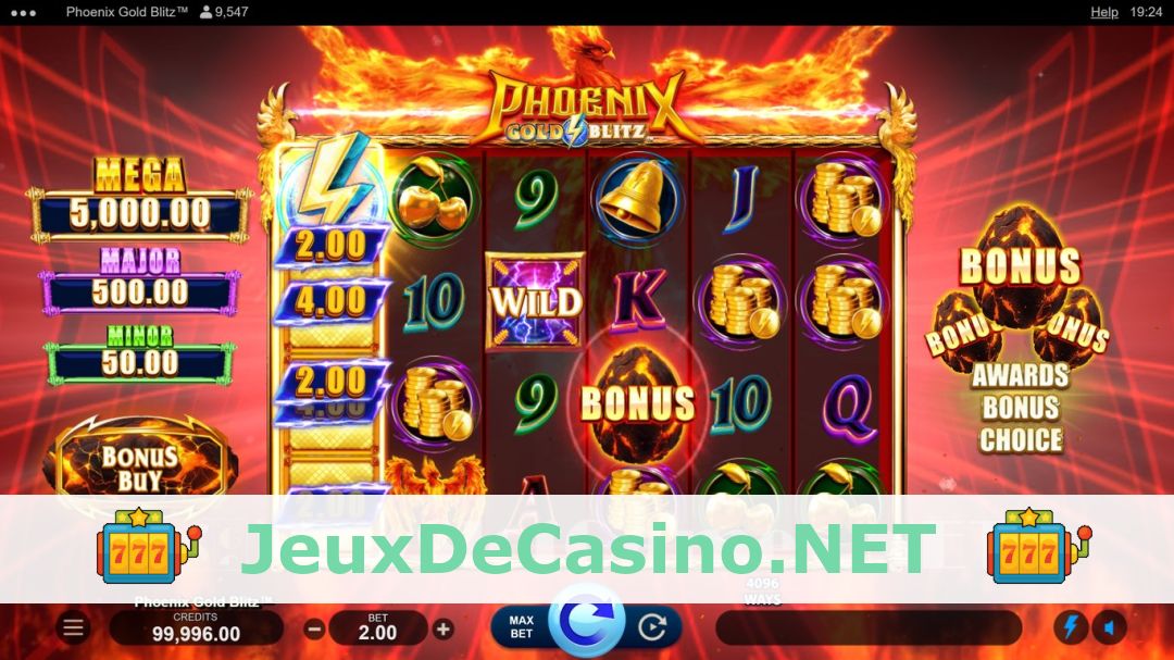 Démo de la machine à sous Phoenix Gold Blitz