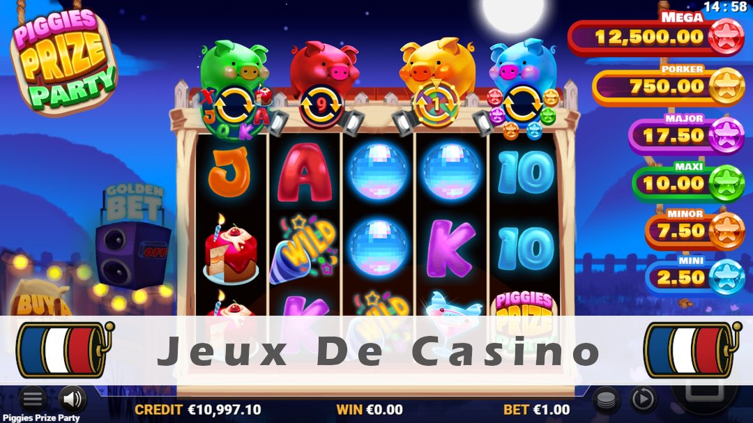 Démo de la machine à sous Piggies Prize Party