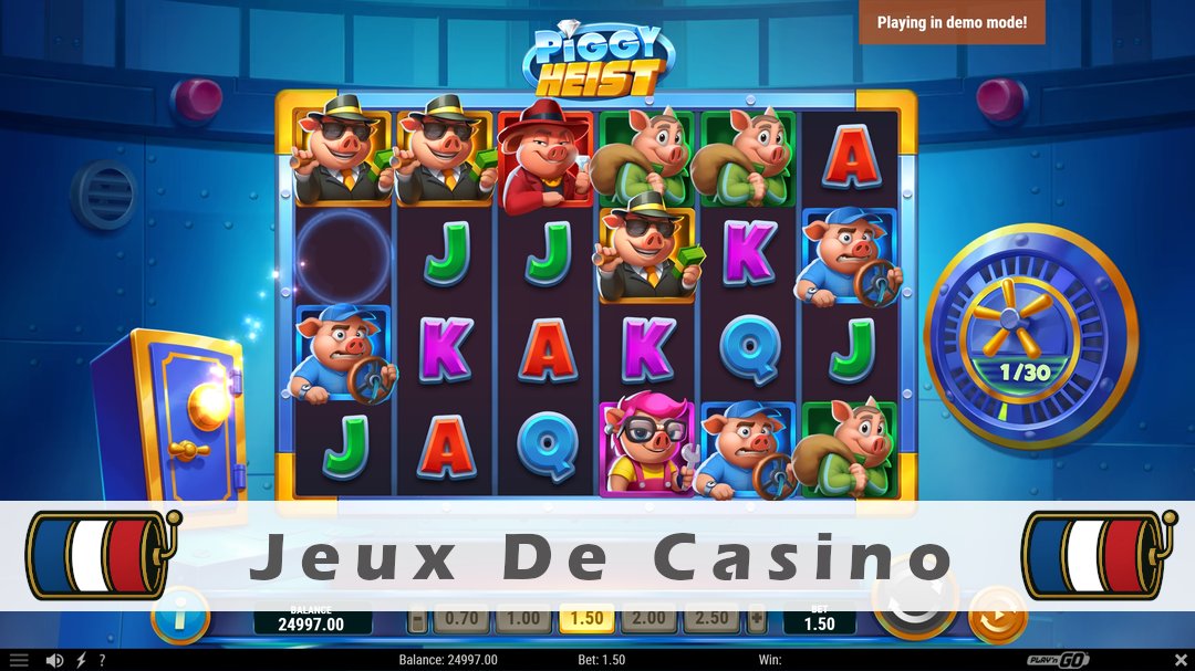 Démo de la machine à sous Piggy Heist