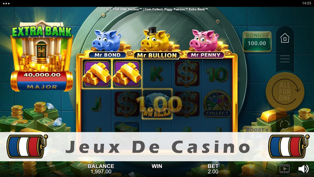 Démo de la machine à sous Piggy Patrons Extra Bank Coin Collect