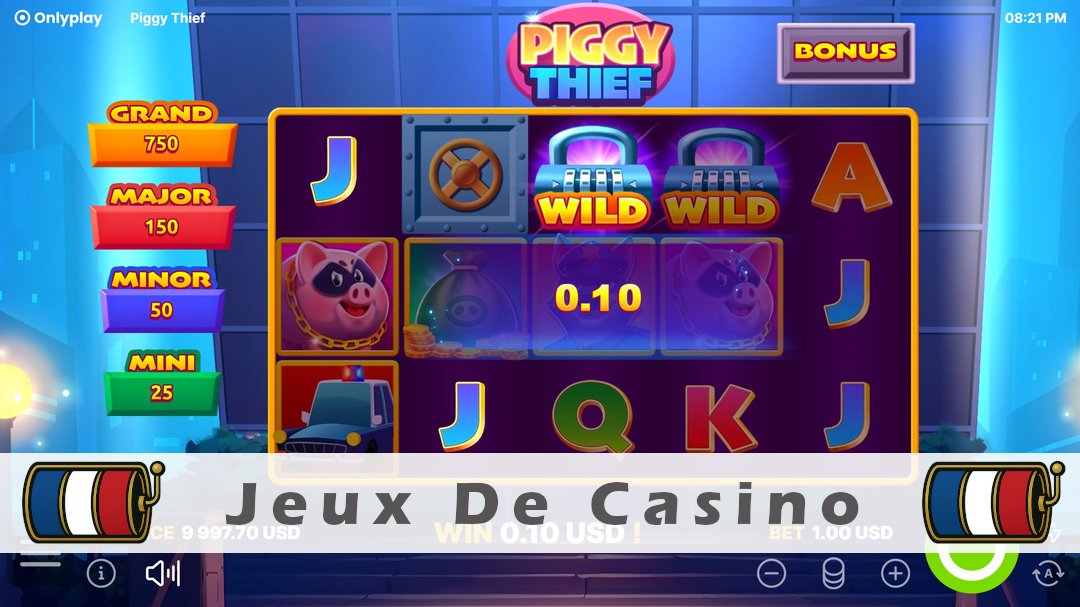 Démo de la machine à sous Piggy Thief