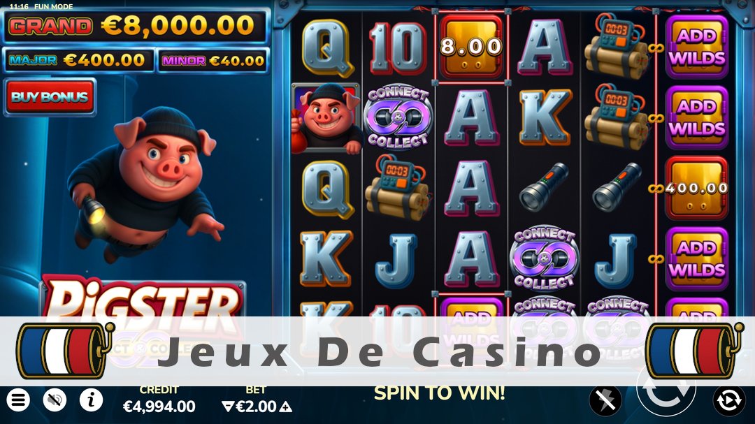 Démo de la machine à sous Pigster