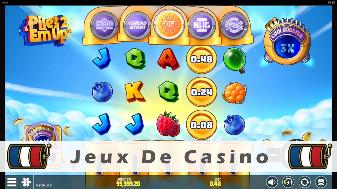Démo de la machine à sous Pile Em Up 2
