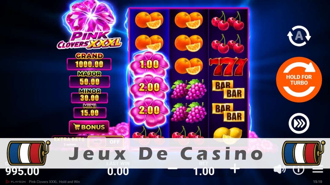 Démo de la machine à sous Pink Clovers XXXL Hold and Win