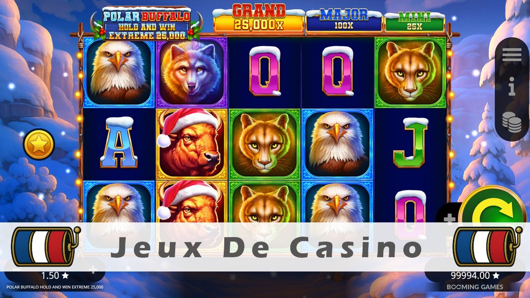 Démo de la machine à sous Polar Buffalo Hold and Win Extreme 25,000