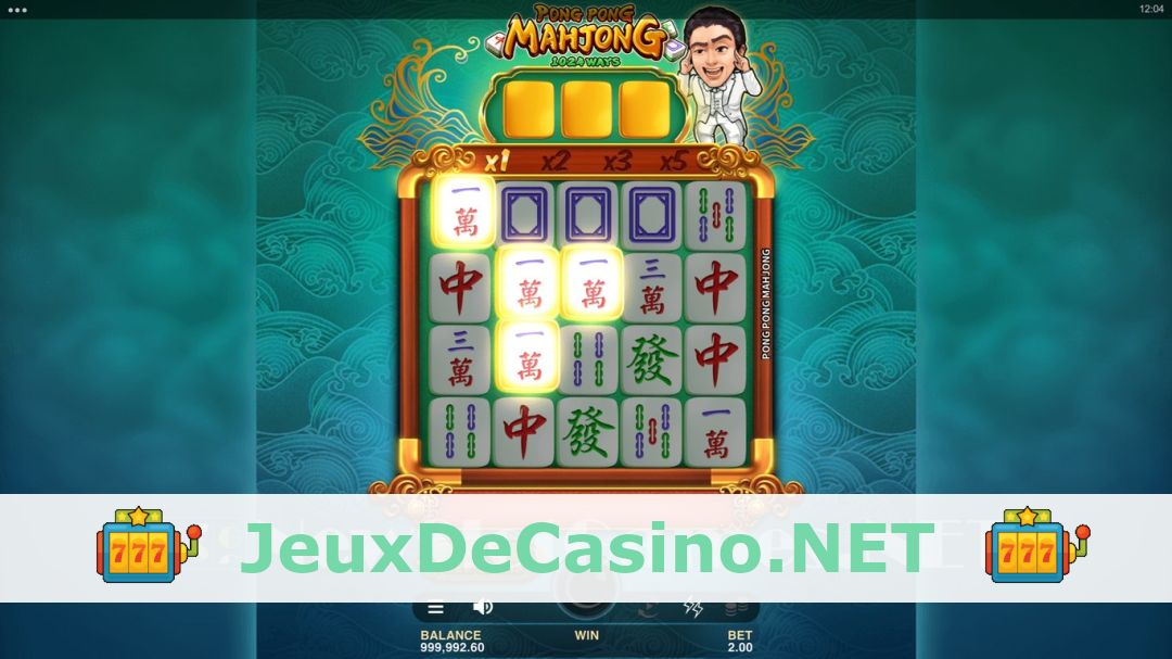 Démo de la machine à sous Pong Pong Mahjong