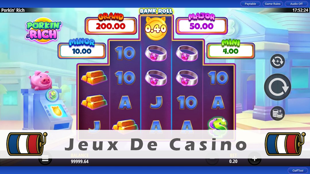 Démo de la machine à sous Porkin Rich