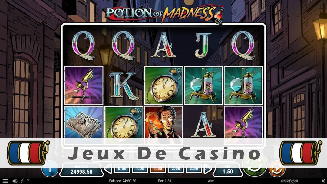 Démo de la machine à sous Potion of Madness