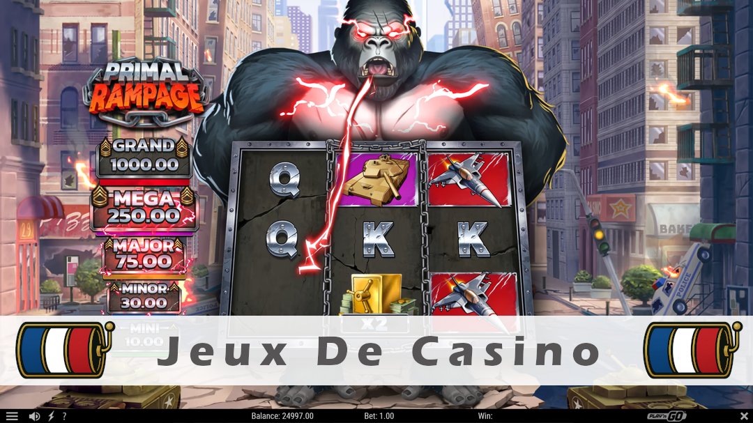 Démo de la machine à sous Primal Rampage