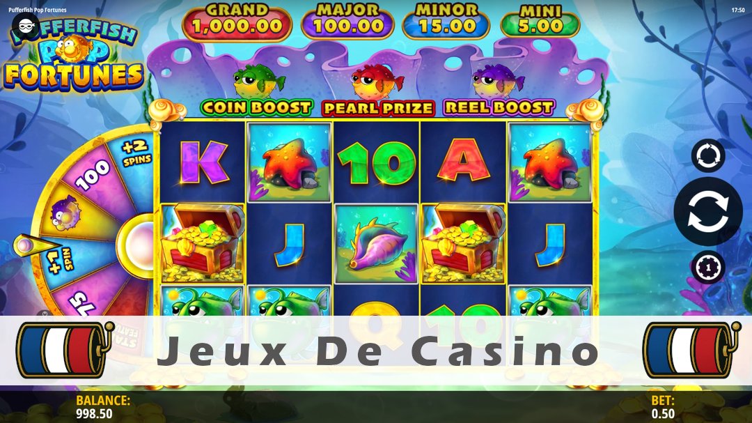 Démo de la machine à sous Pufferfish Pop Fortunes