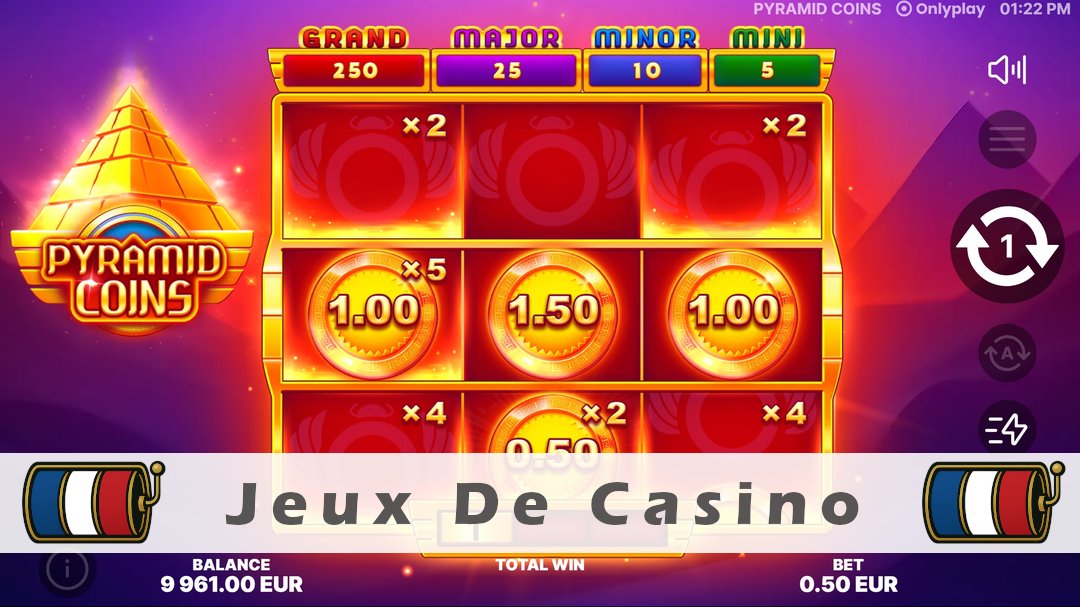 Démo de la machine à sous Pyramid Coins