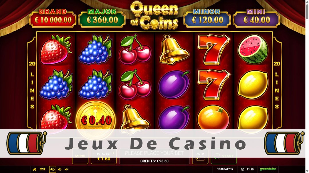 Démo de la machine à sous Queen of Coins