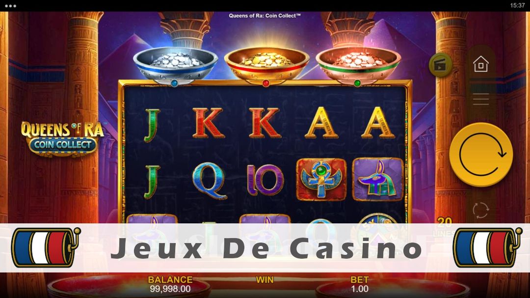 Démo de la machine à sous Queens of Ra Coin Collect