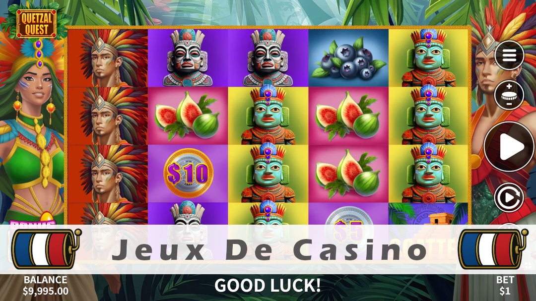 Démo de la machine à sous Quetzal Quest