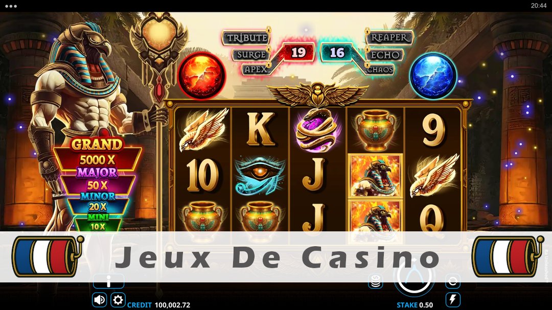 Démo de la machine à sous Ra Unleashed