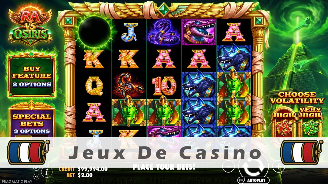 Démo de la machine à sous Ra vs Osiris