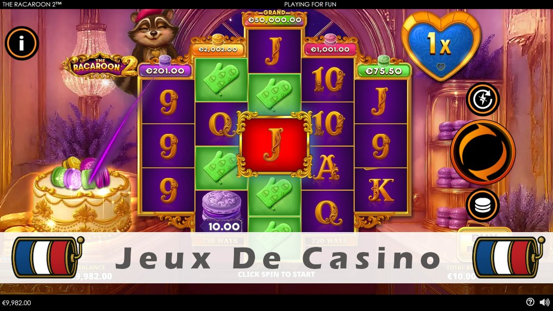 Démo de la machine à sous The Racaroon 2