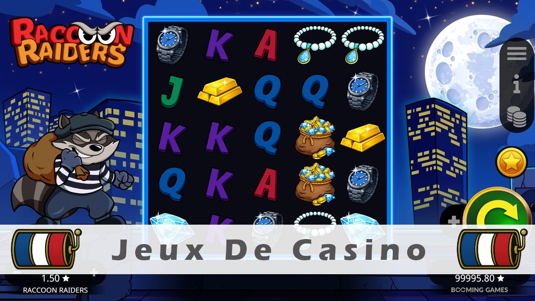 Démo de la machine à sous Raccoon Raiders