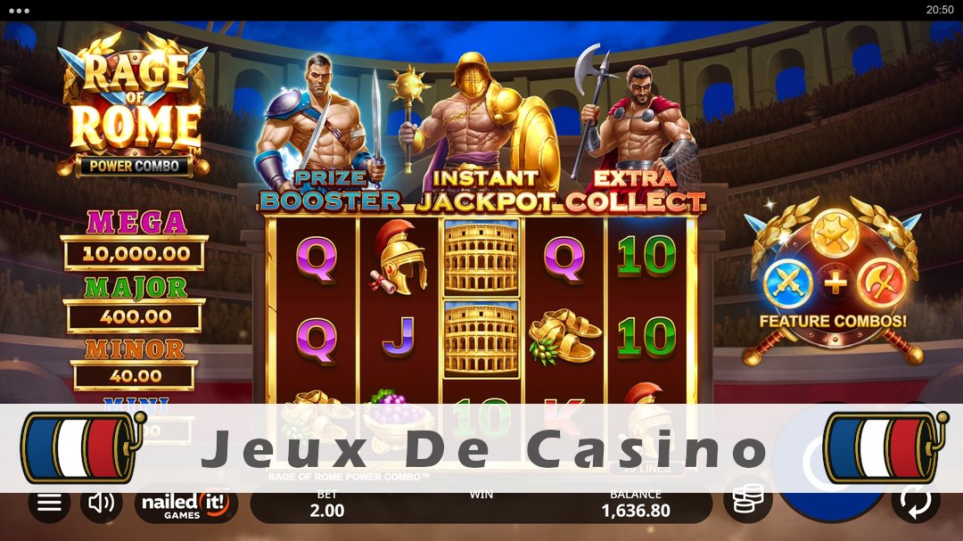 Démo de la machine à sous Rage of Rome Power Combo