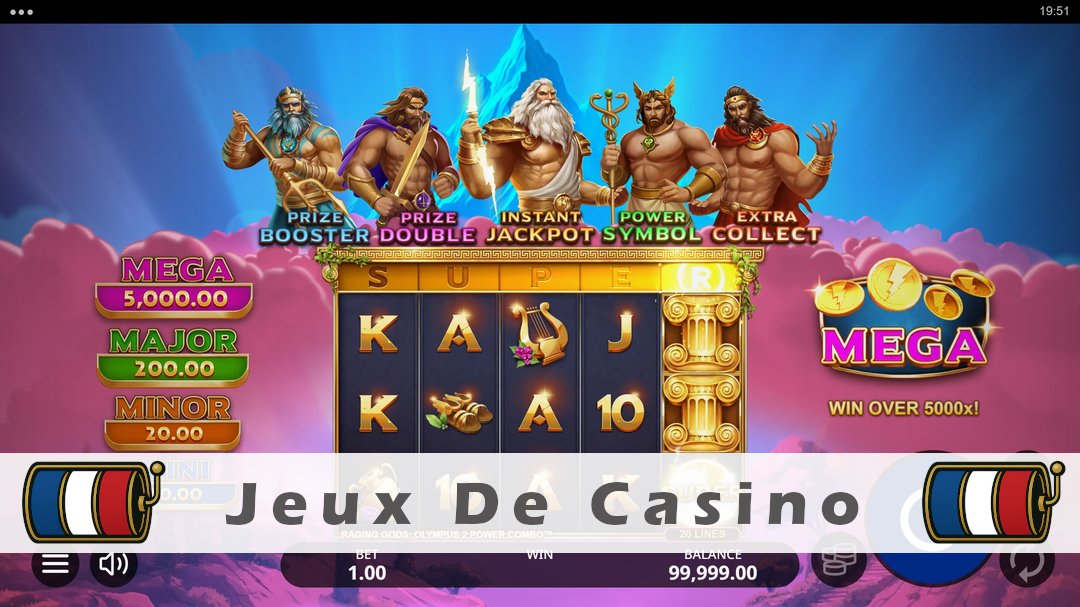 Démo de la machine à sous Raging Gods Olympus 2 Power Combo