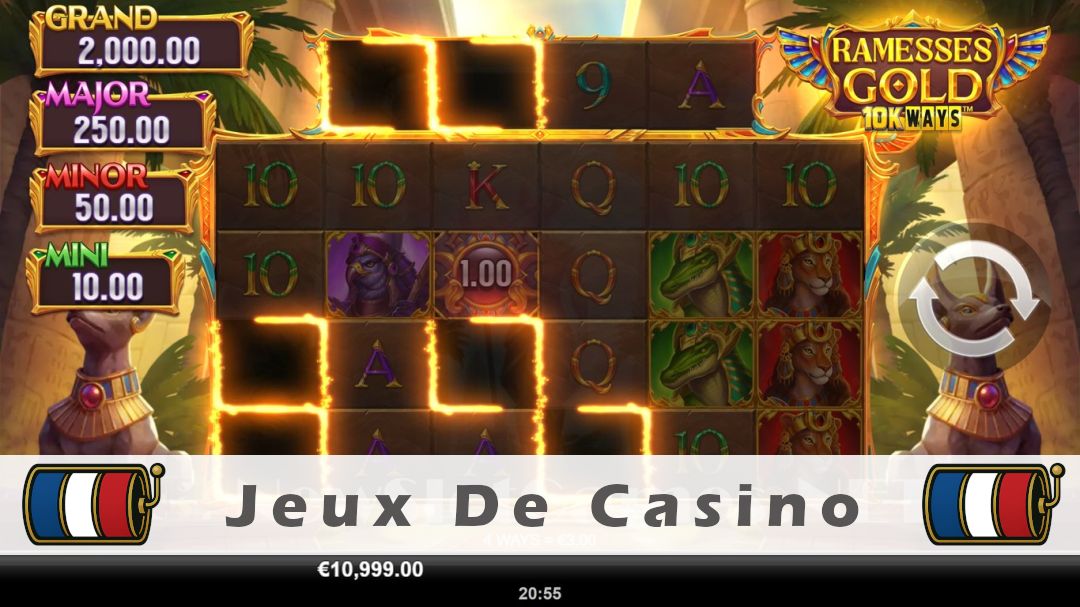 Démo de la machine à sous Ramesses Gold 10K WAYS
