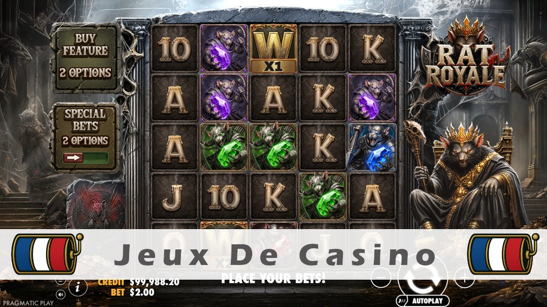 Démo de la machine à sous Rat Royale