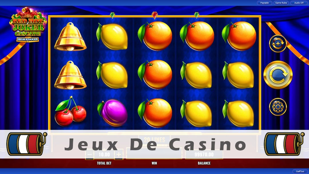 Démo de la machine à sous Red Hot Joker Cascade High Stakes