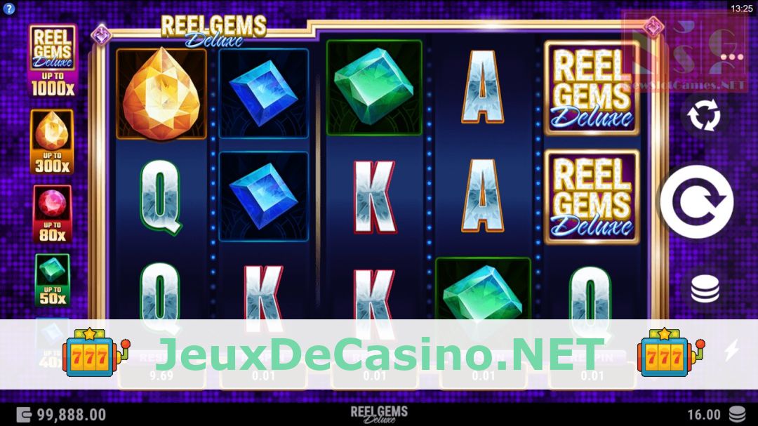 Démo de la machine à sous Reel Gems Deluxe