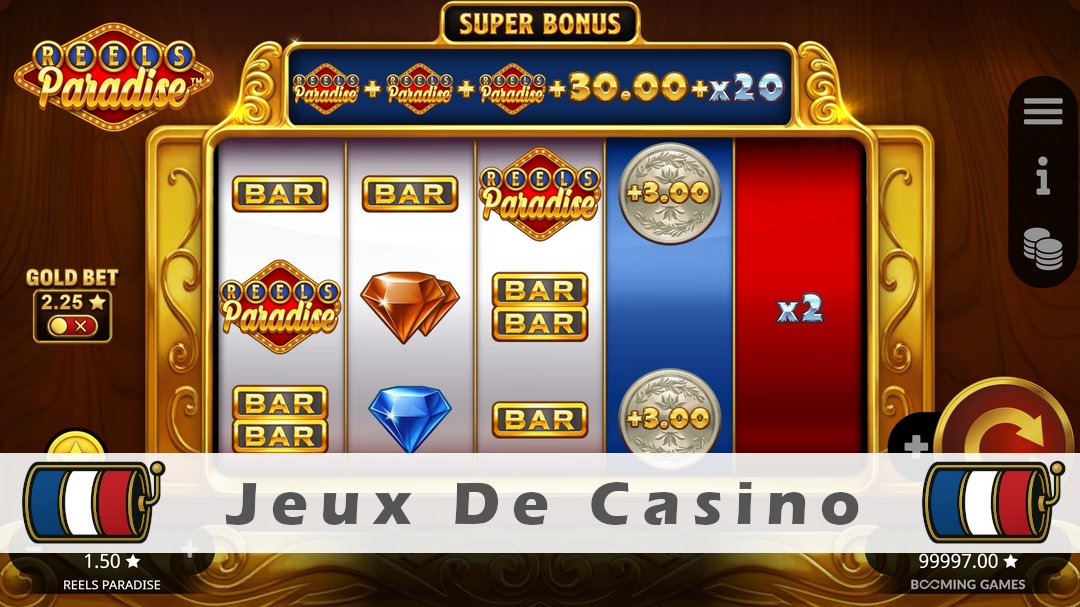Démo de la machine à sous Reels Paradise