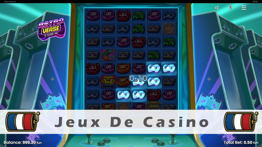 Démo de la machine à sous RetroVerse