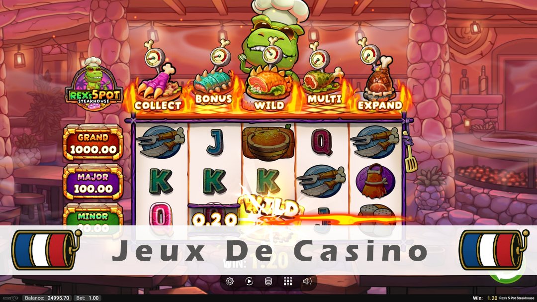 Démo de la machine à sous Rexs 5 Pot Steakhouse