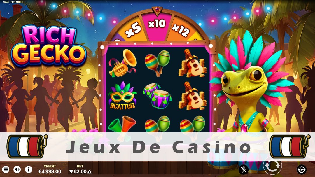 Démo de la machine à sous Rich Gecko