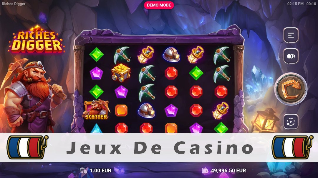 Démo de la machine à sous Riches Digger