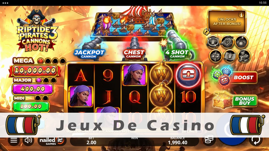 Démo de la machine à sous Riptide Pirates 3 Cannons Hot