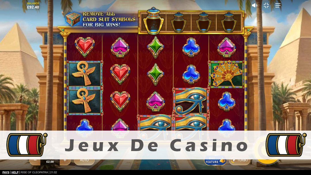 Démo de la machine à sous Rise of Cleopatra