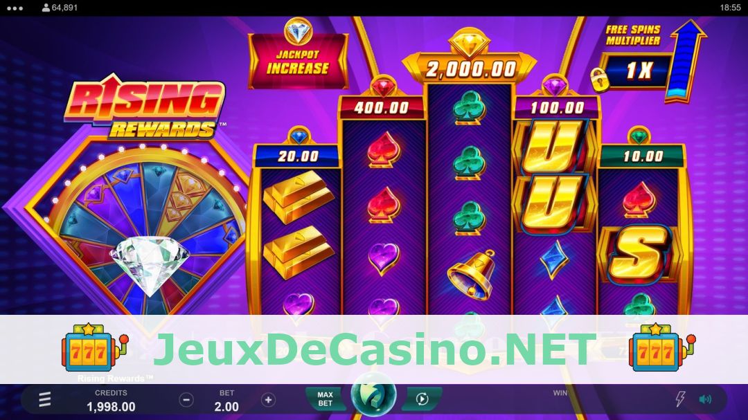 Démo de la machine à sous Rising Rewards