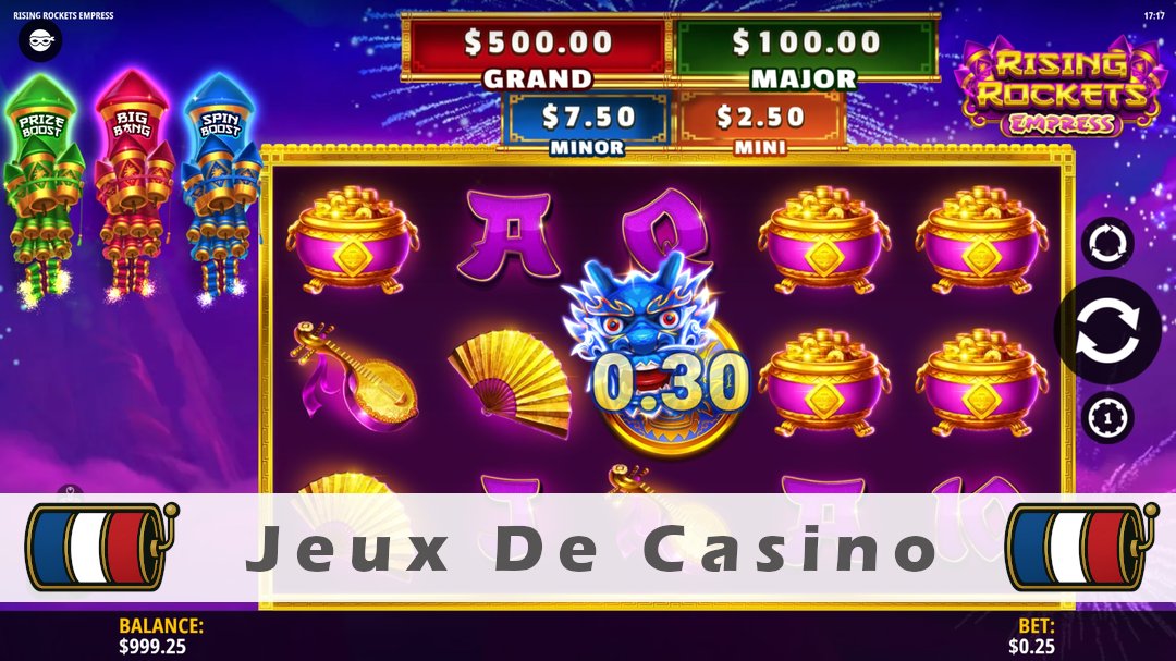 Démo de la machine à sous Rising Rockets Empress