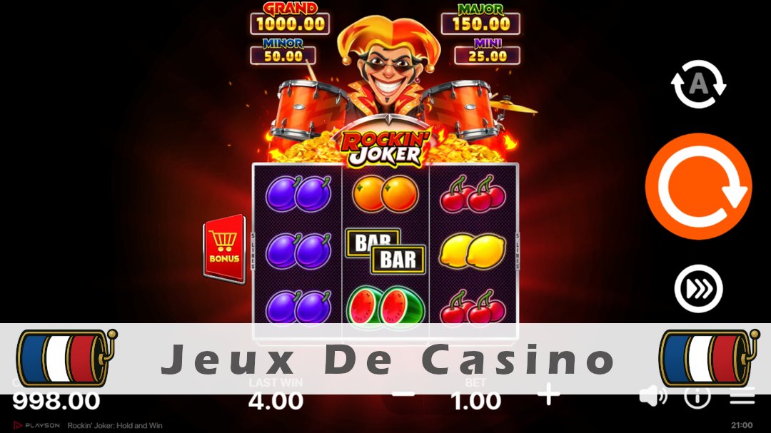 Démo de la machine à sous Rockin Joker Hold and Win