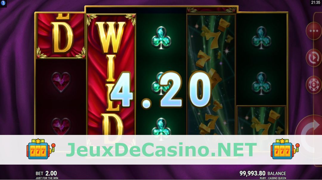 Démo de la machine à sous Ruby Casino Queen