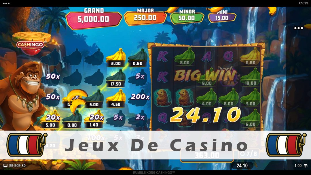 Démo de la machine à sous Rumble Kong Cashingo