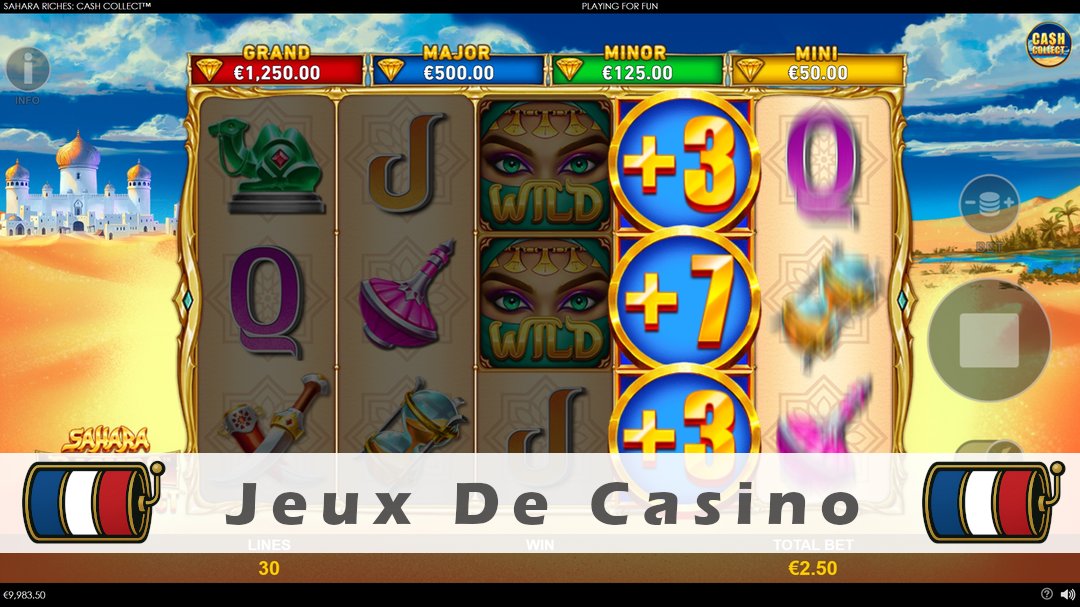 Démo de la machine à sous Sahara Riches Cash Collect Max