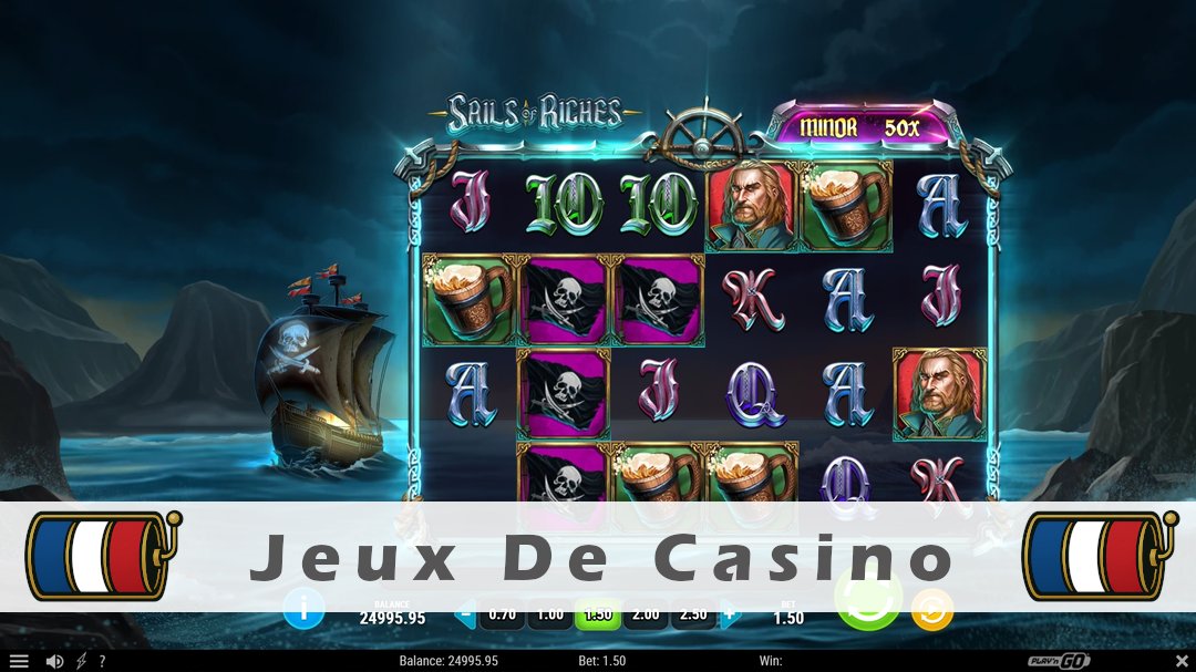 Démo de la machine à sous Sails of Riches