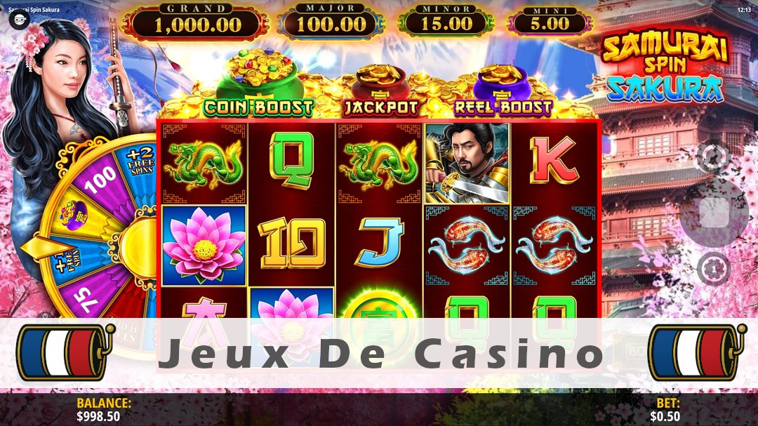 Démo de la machine à sous Samurai Spin Sakura