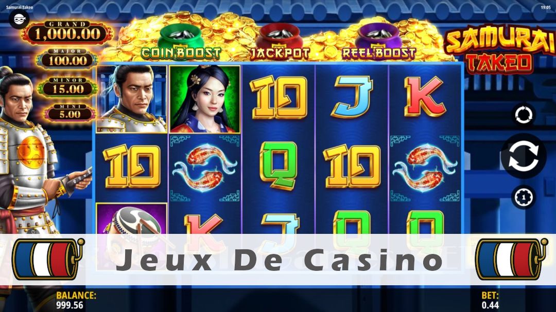 Démo de la machine à sous Samurai Takeo
