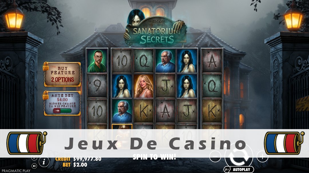 Démo de la machine à sous Sanatorium Secrets